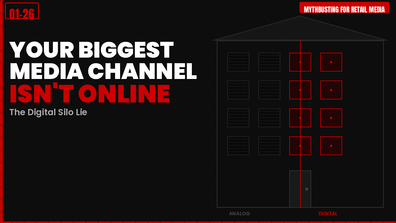 Your Biggest Media Channel Isn't Online - The Digital Silo Lie